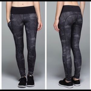 Lululemon Speed Tight II Luxtreme Sequin Black 12